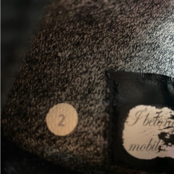 Lululemon Grey Black Scuba Hoodie Size 2 XS - Picture 5 of 5